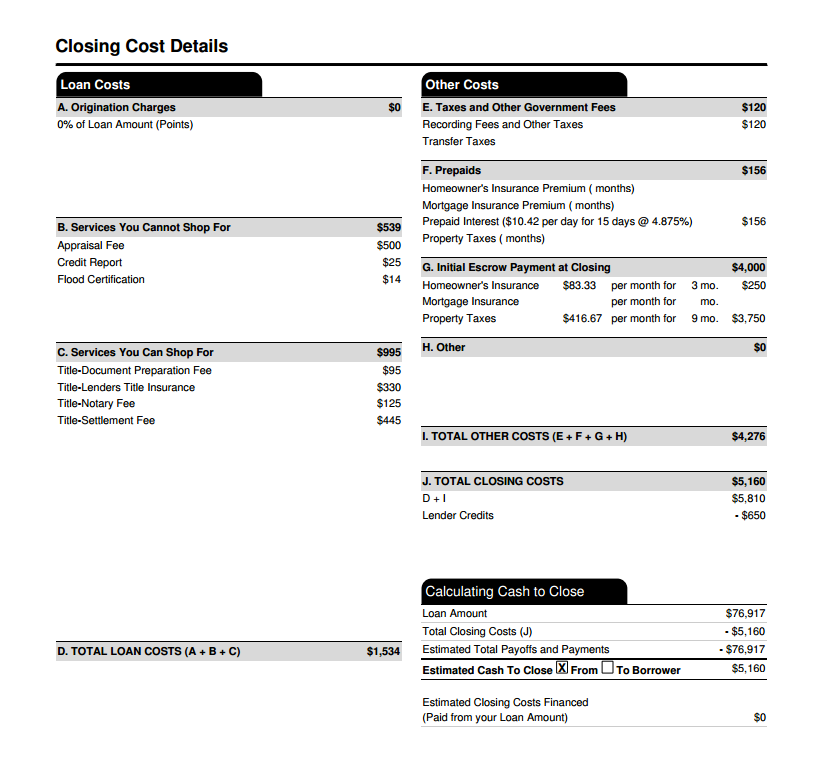 LoanEstimate